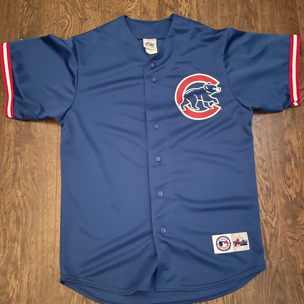 Majestic Chicago Cubs Baseball Sports Jersey - Sosa #21 Medium